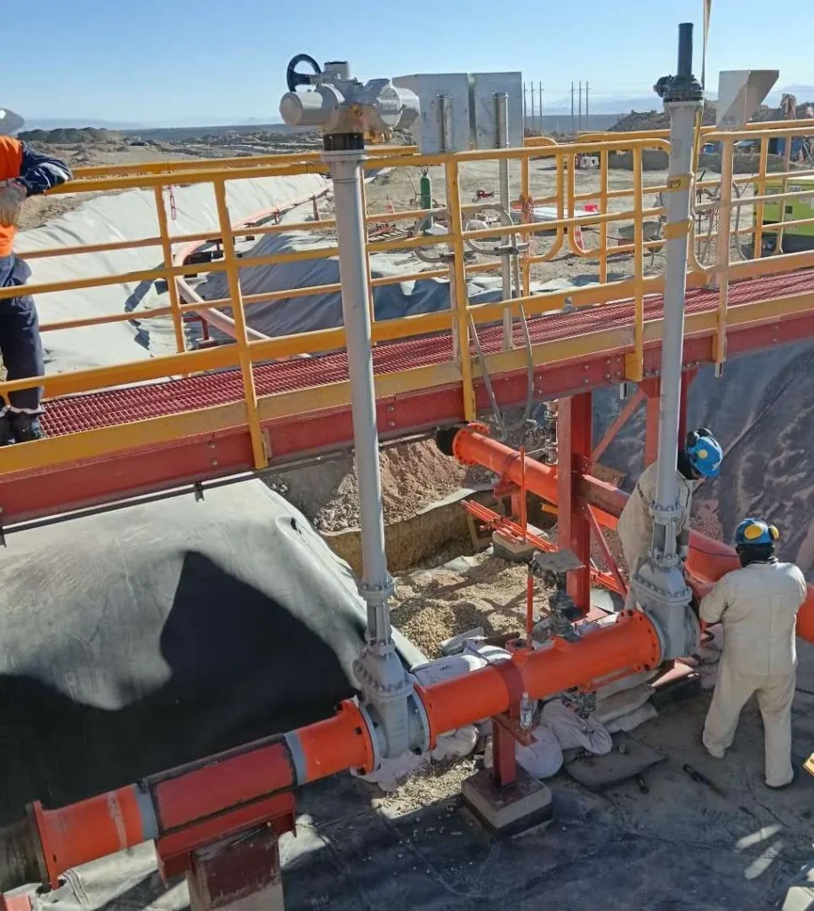 Ingeniería y Construcción de Línea de Distribución de Ácido Sulfúrico - Codelco – División Gabriela Mistral - imagen de obra 1